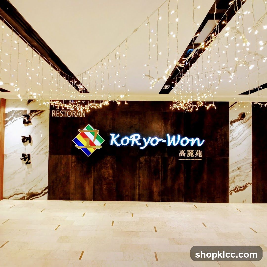 Koryo-Won Interior Signage