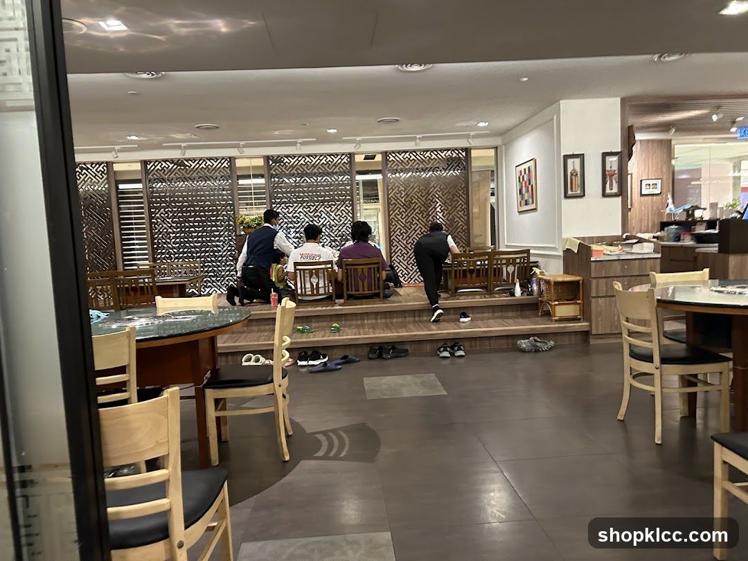Dining Room Interior with Staff