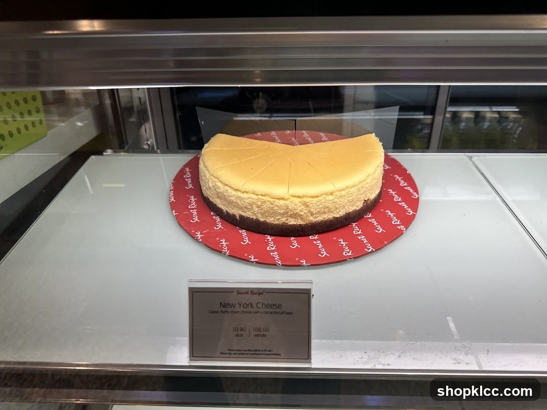 New York Cheese Cake Display