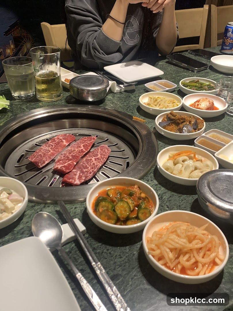 Korean BBQ Table Setting