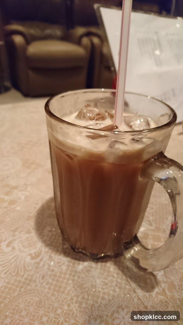 Iced Coffee in Glass Mug