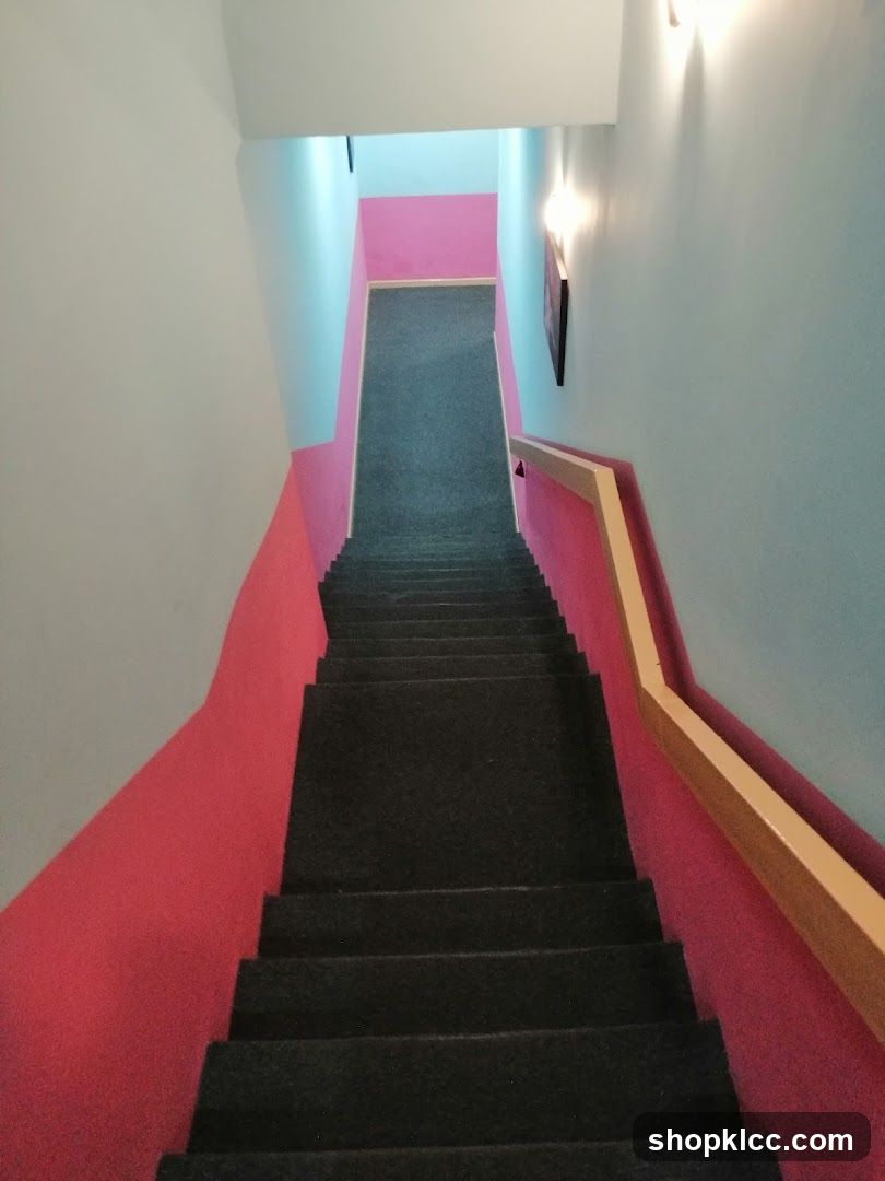 Colorful Staircase Interior