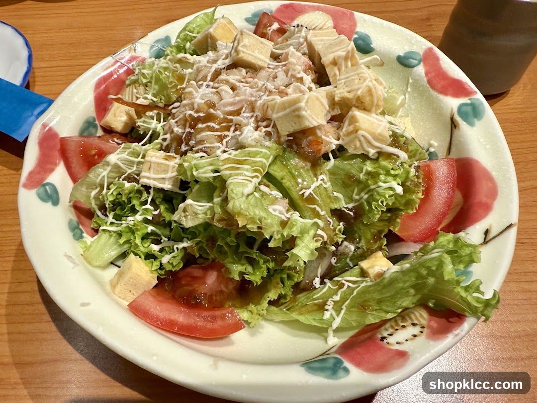 Salad with Tofu and Tomatoes