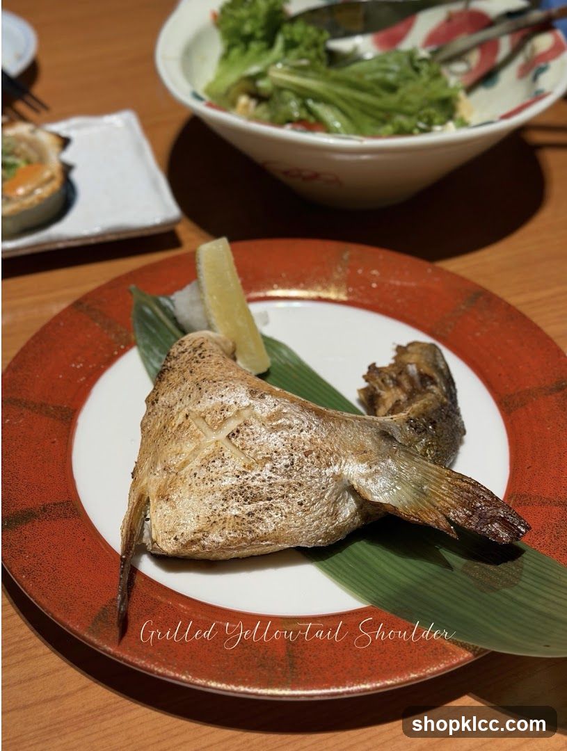 Grilled Yellowtail Shoulder