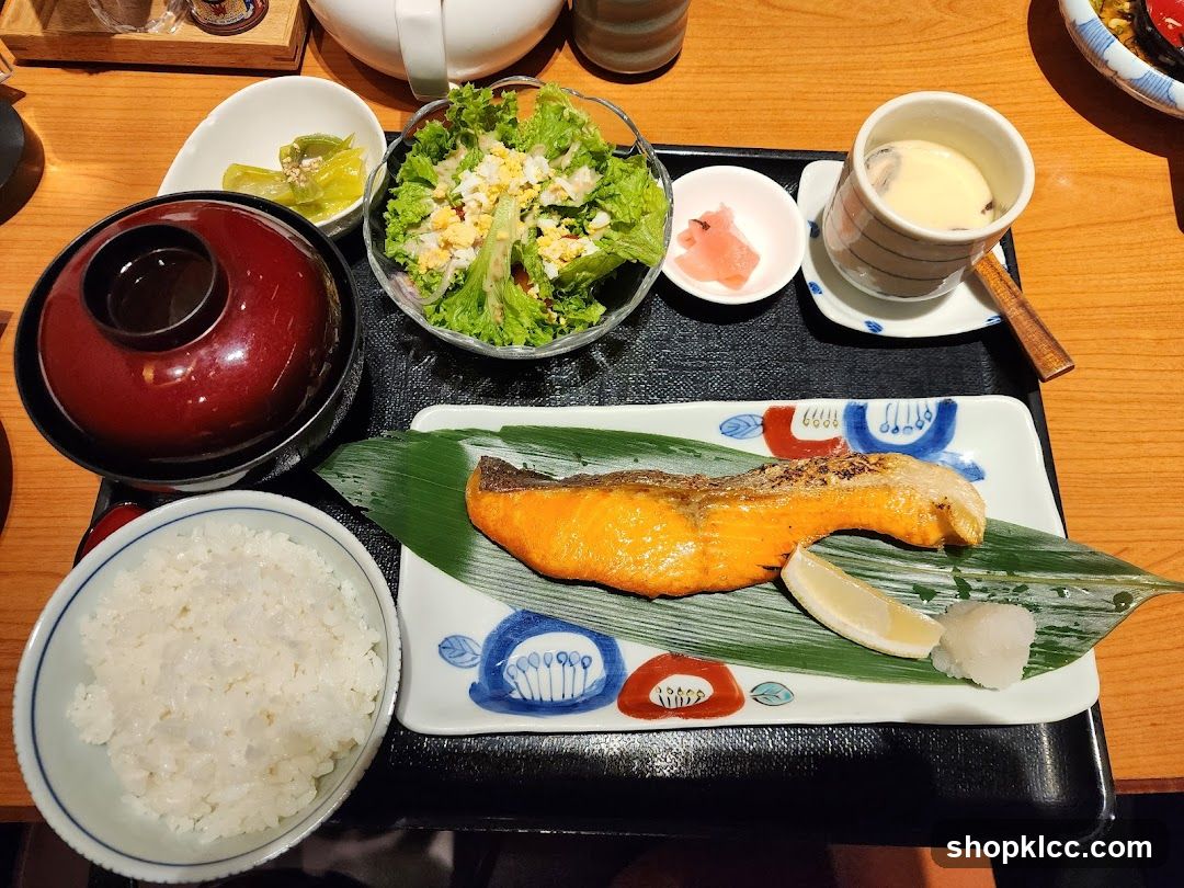 Japanese Salmon Set Meal