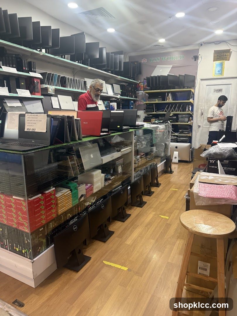 Electronics Store Interior