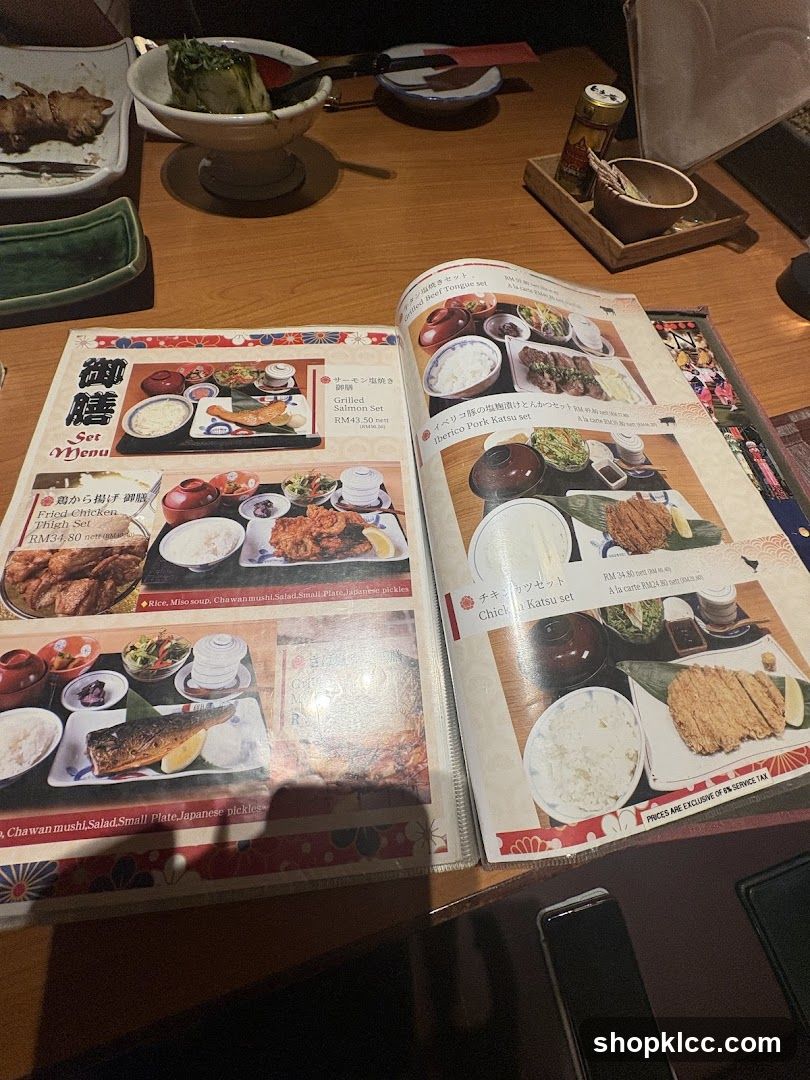 Set Menu