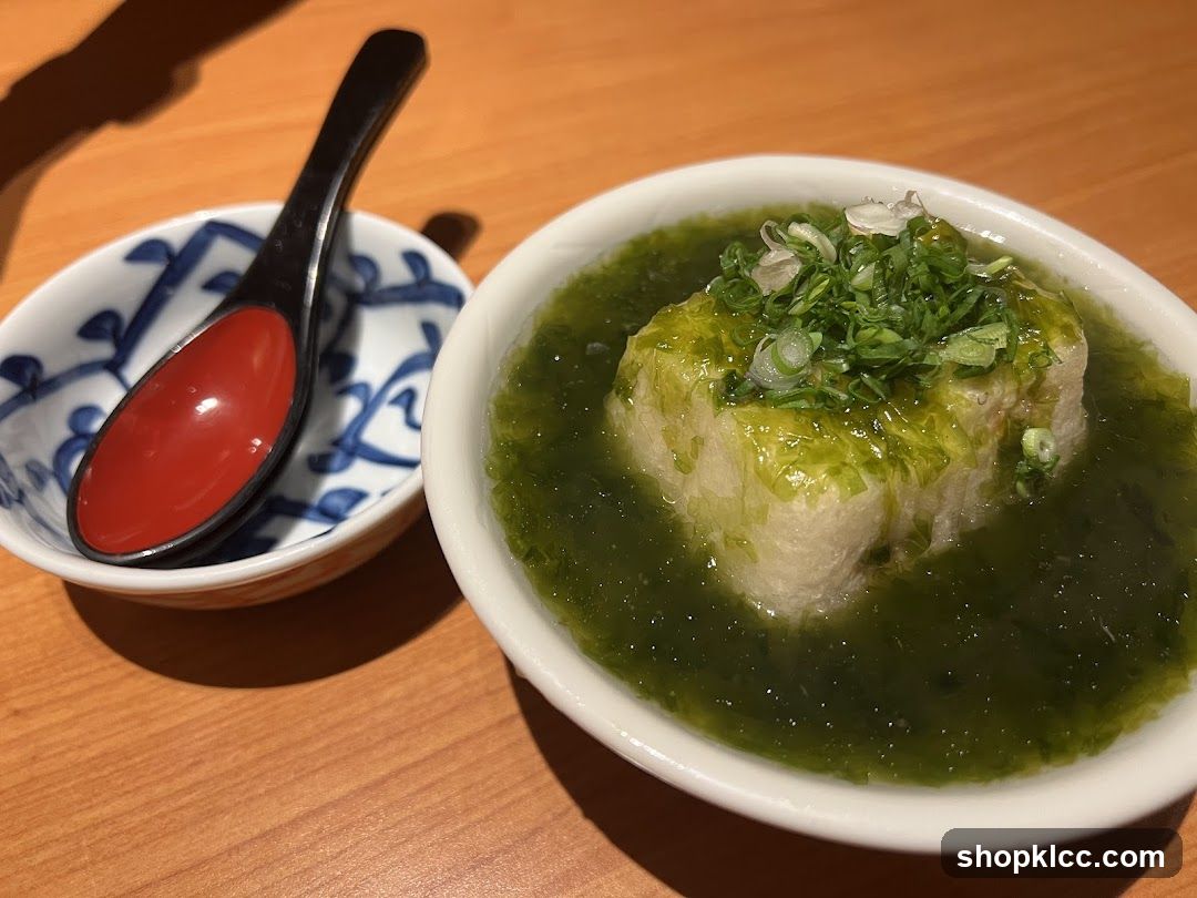 Tofu Dish with Green Sauce