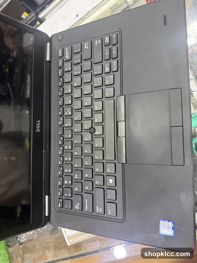 Dell Laptop on Table