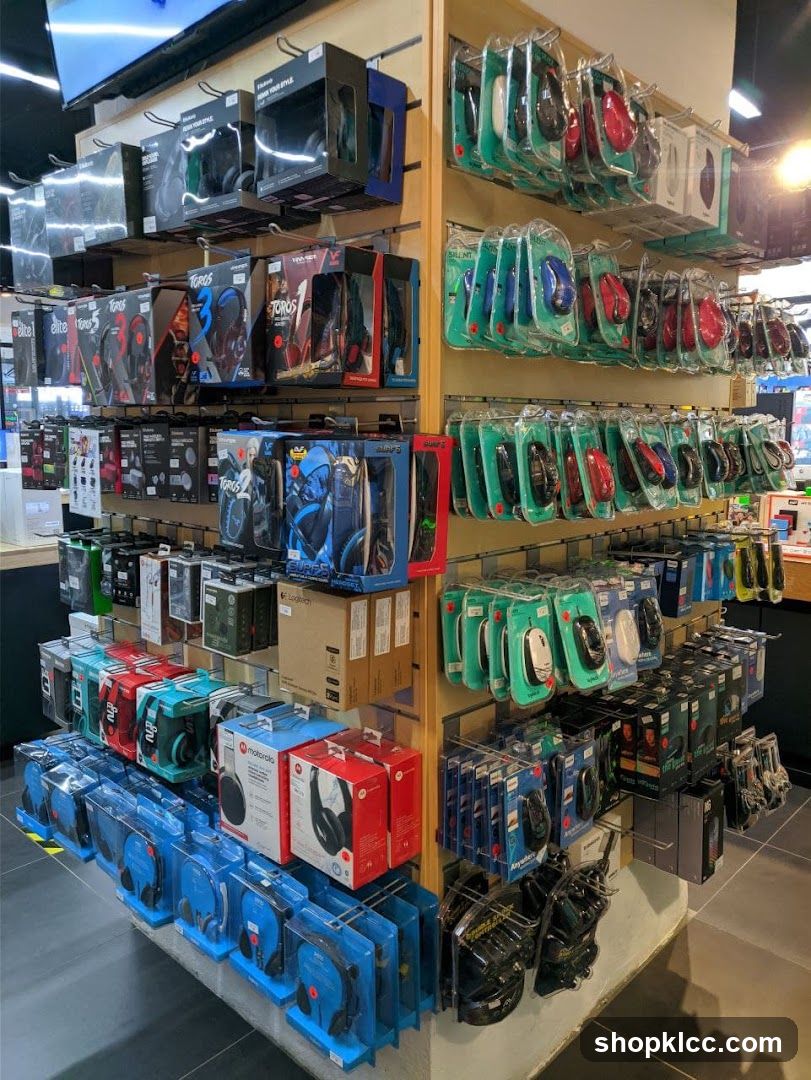 Electronics Store Interior Display