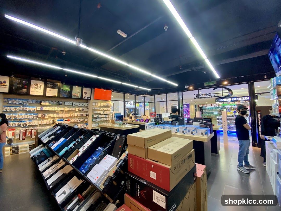Electronics Store Interior