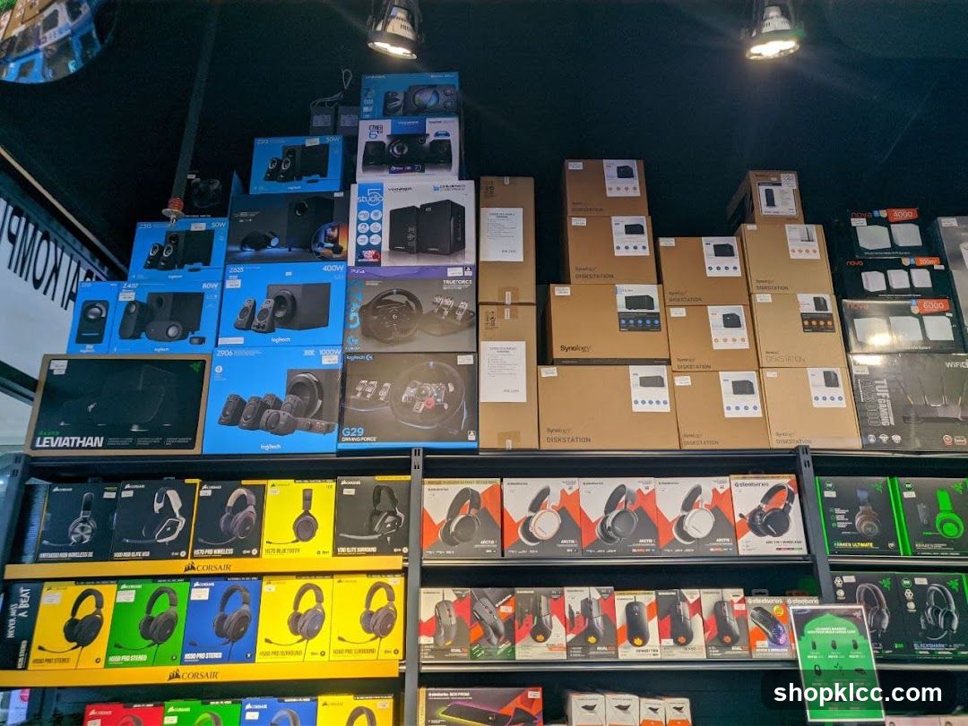 Electronics Store Interior Display