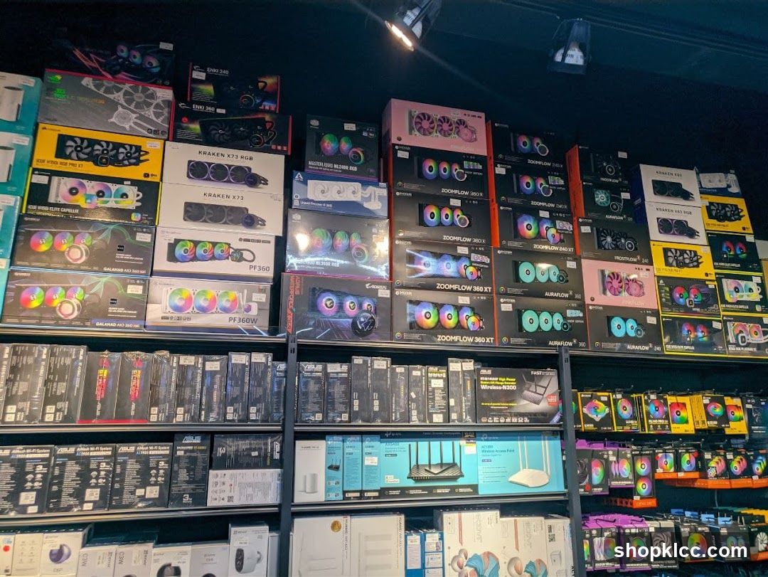 Computer Hardware Store Interior