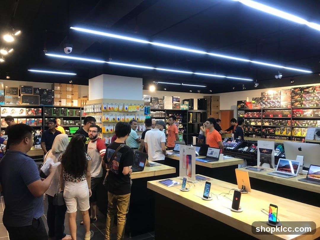 Electronics Store Interior