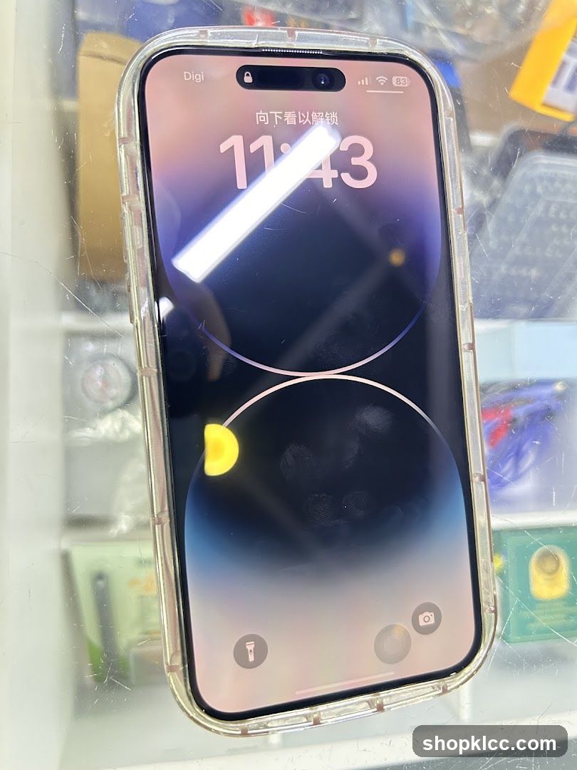 Smartphone Display in Case