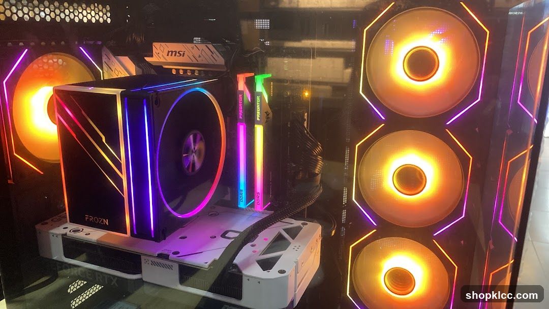 RGB PC Build Interior