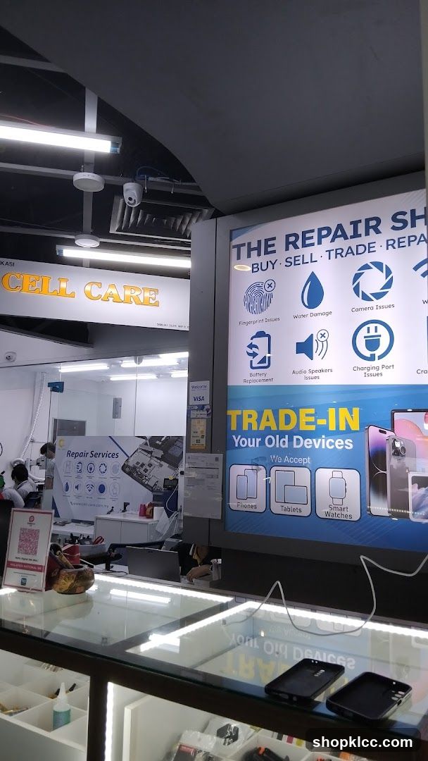 Cell Care Repair Shop Interior