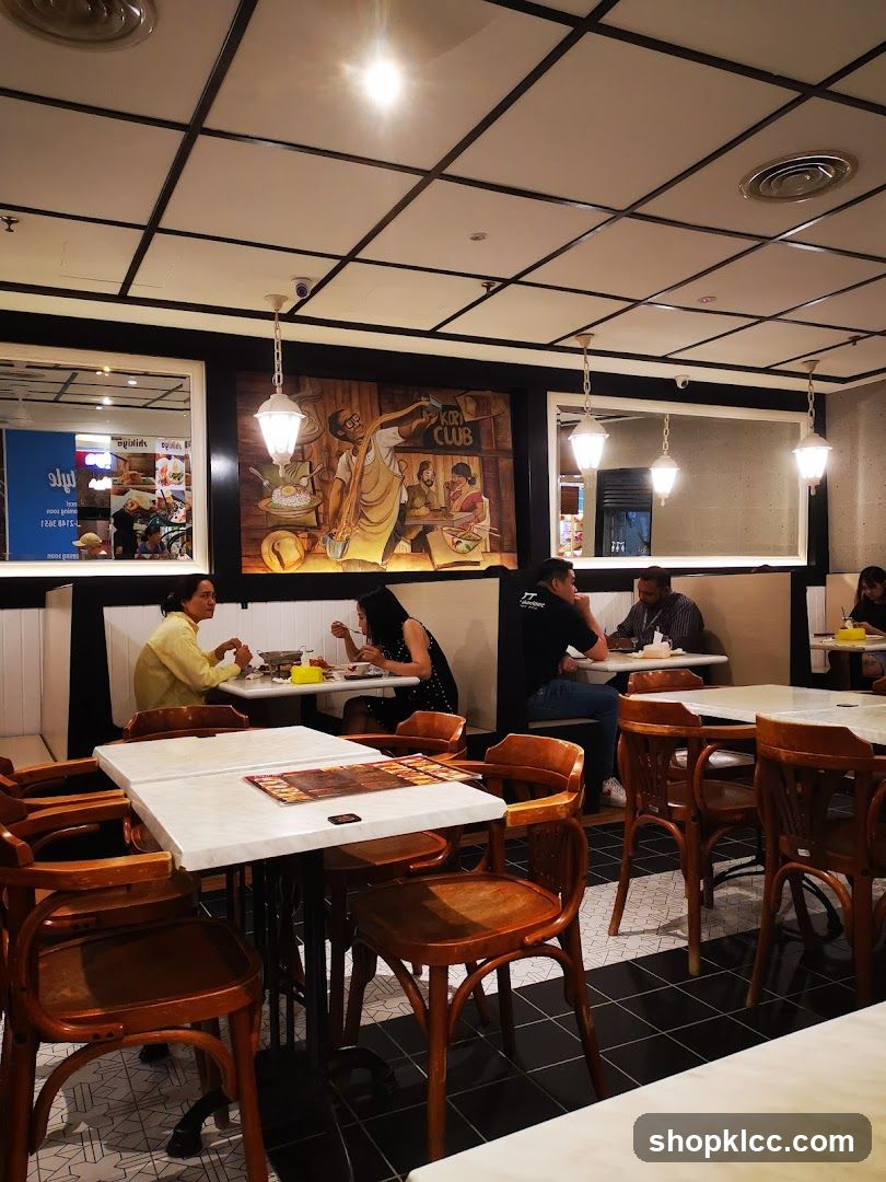 Restaurant Interior with Dining Area