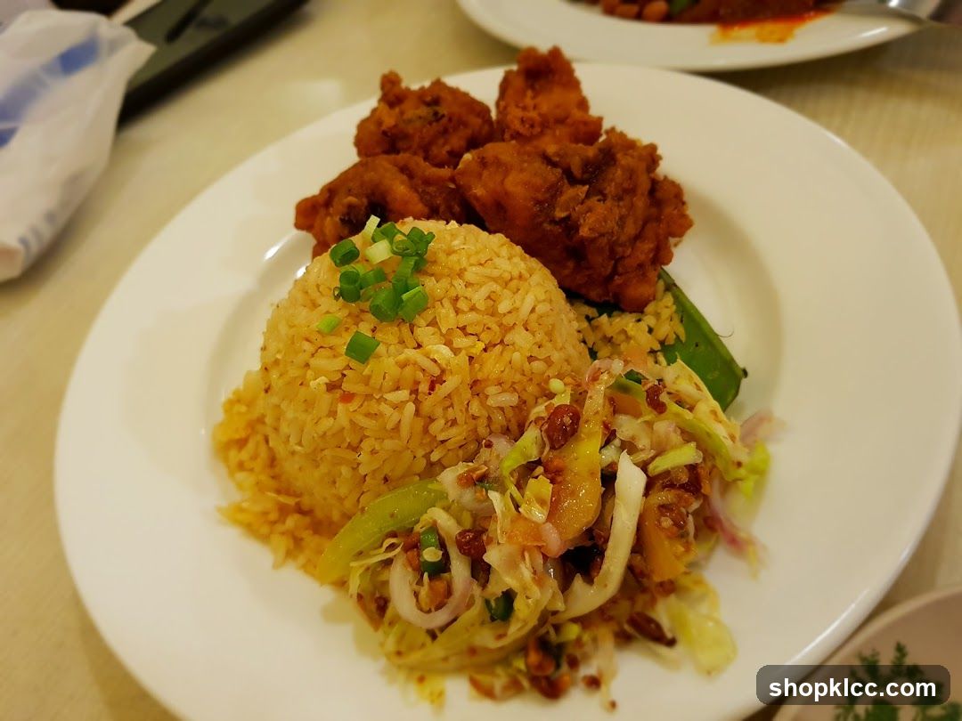 Fried Chicken and Rice Dish