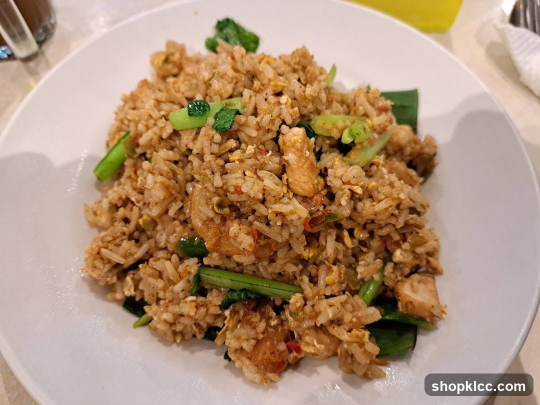Fried Rice with Vegetables and Chicken