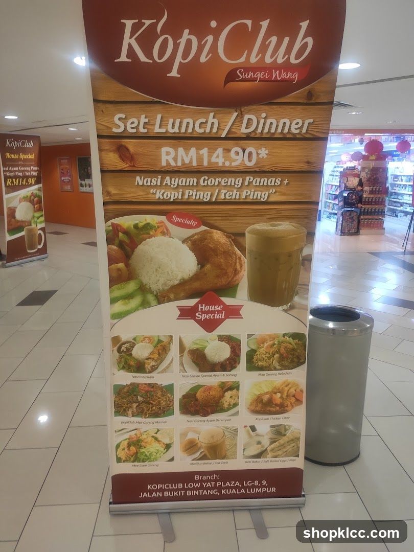 Kopi Club Set Lunch/Dinner Ad