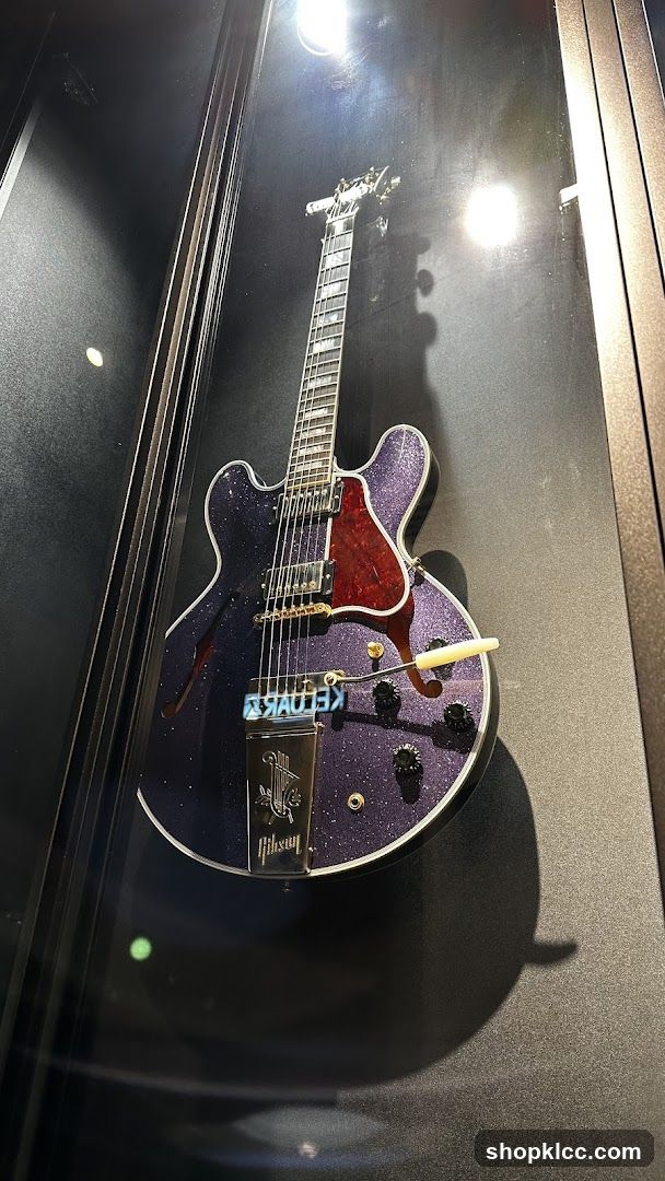 Sparkling Purple Guitar