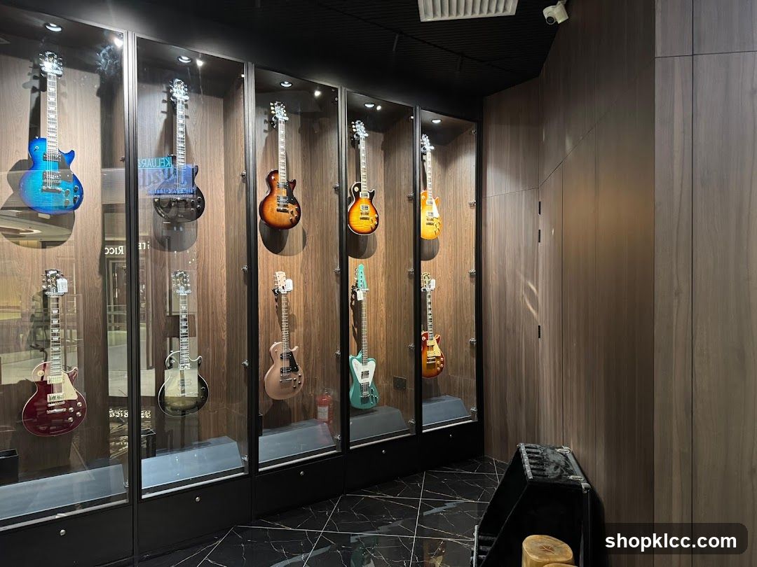 Guitars on Display