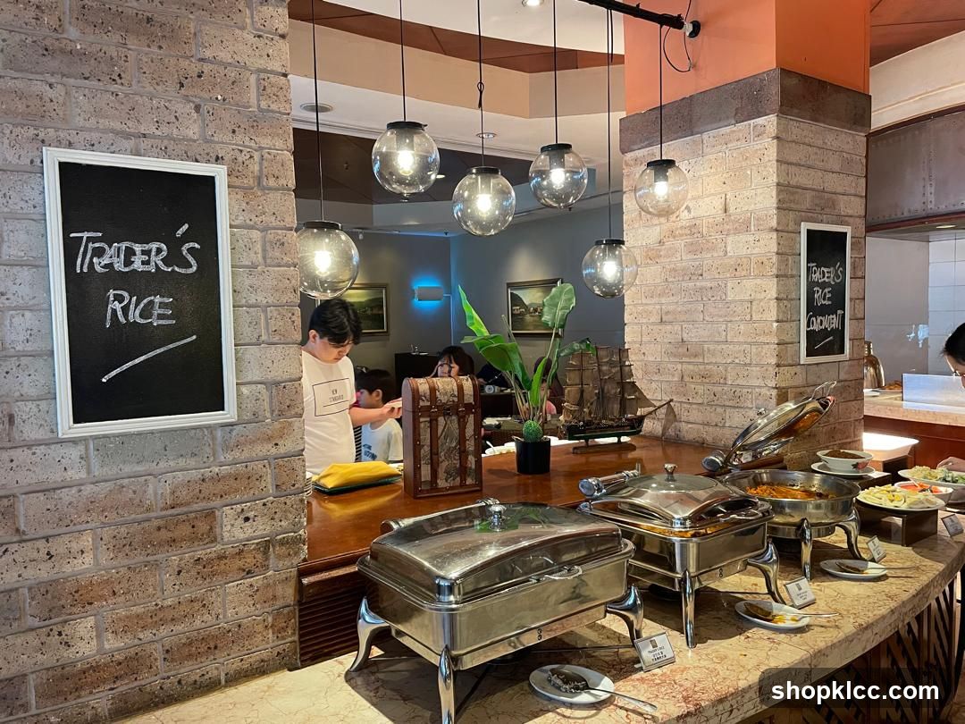 Buffet Food Display with Signage