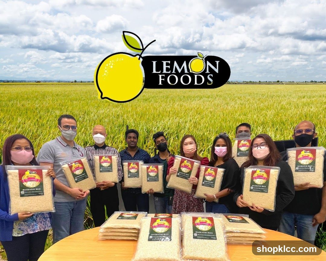 Lemon Foods Rice Product Display