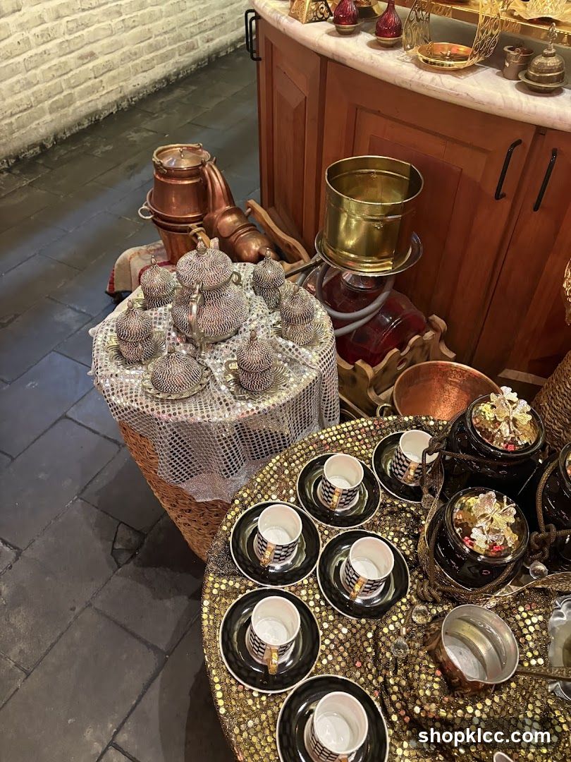 Decorative Tea Set Display