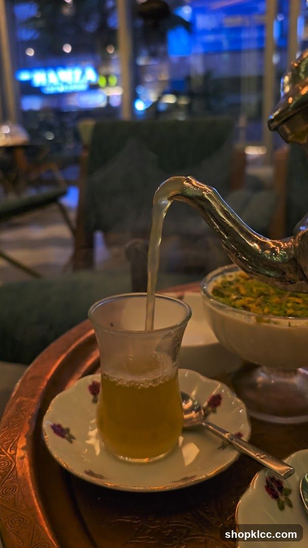 Tea Pouring Scene