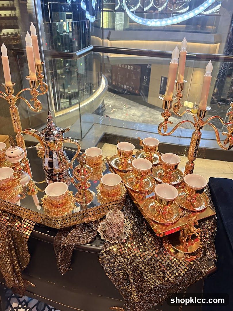Luxury Tea Service Display