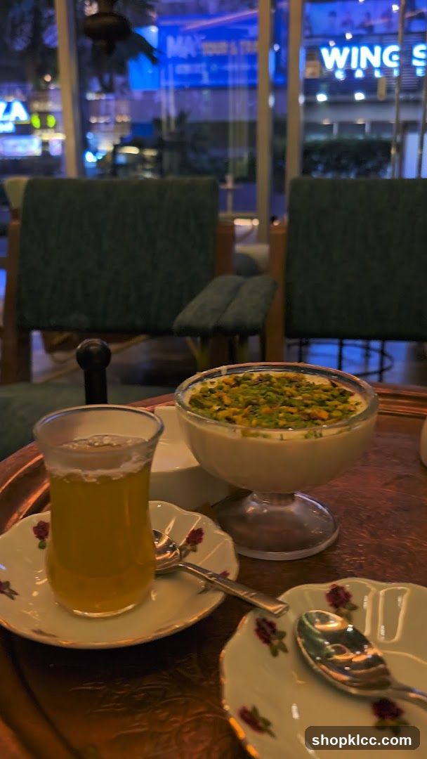 Dessert and Tea on a Table