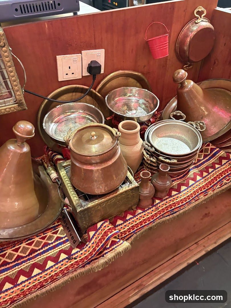 Copperware Display