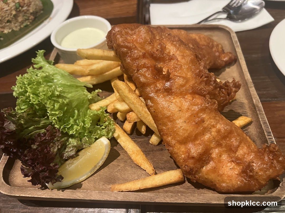 Fish and Chips with Fries