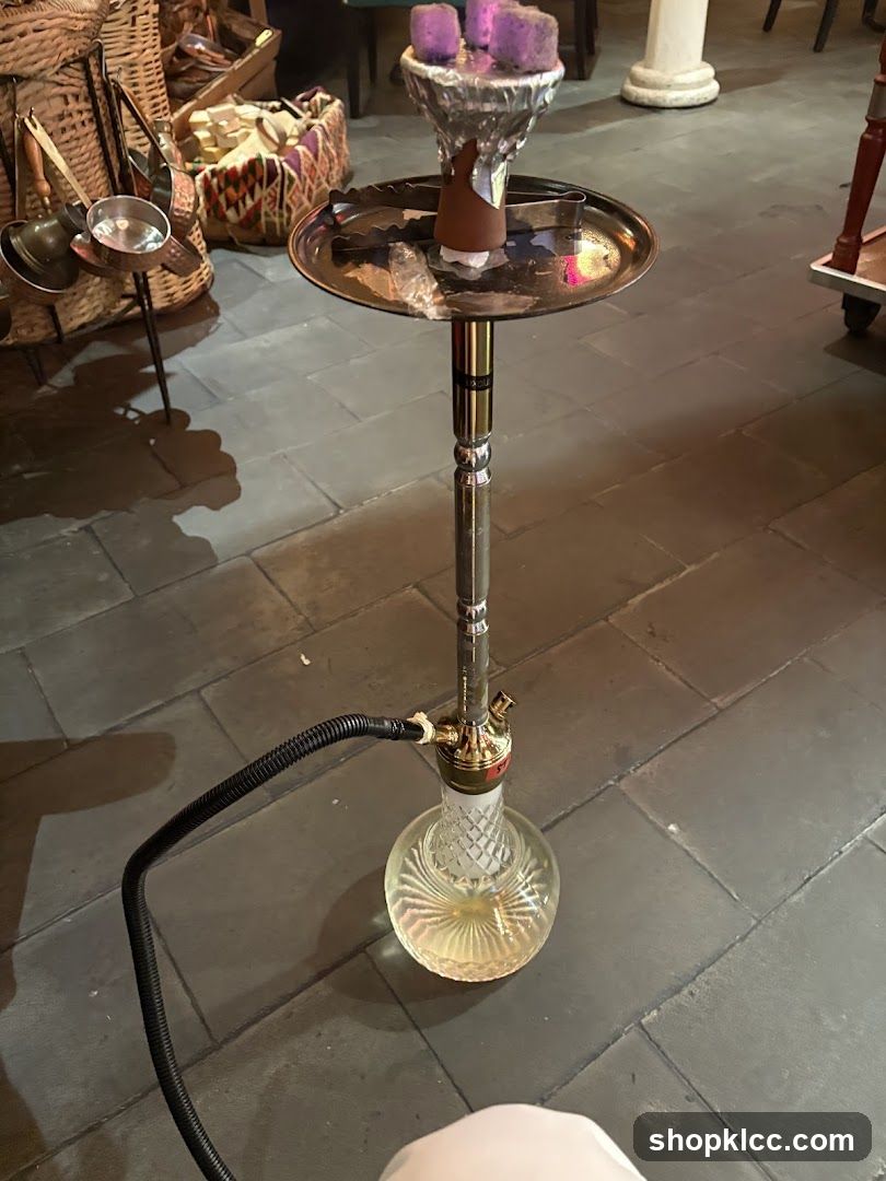 Hookah in a shop interior