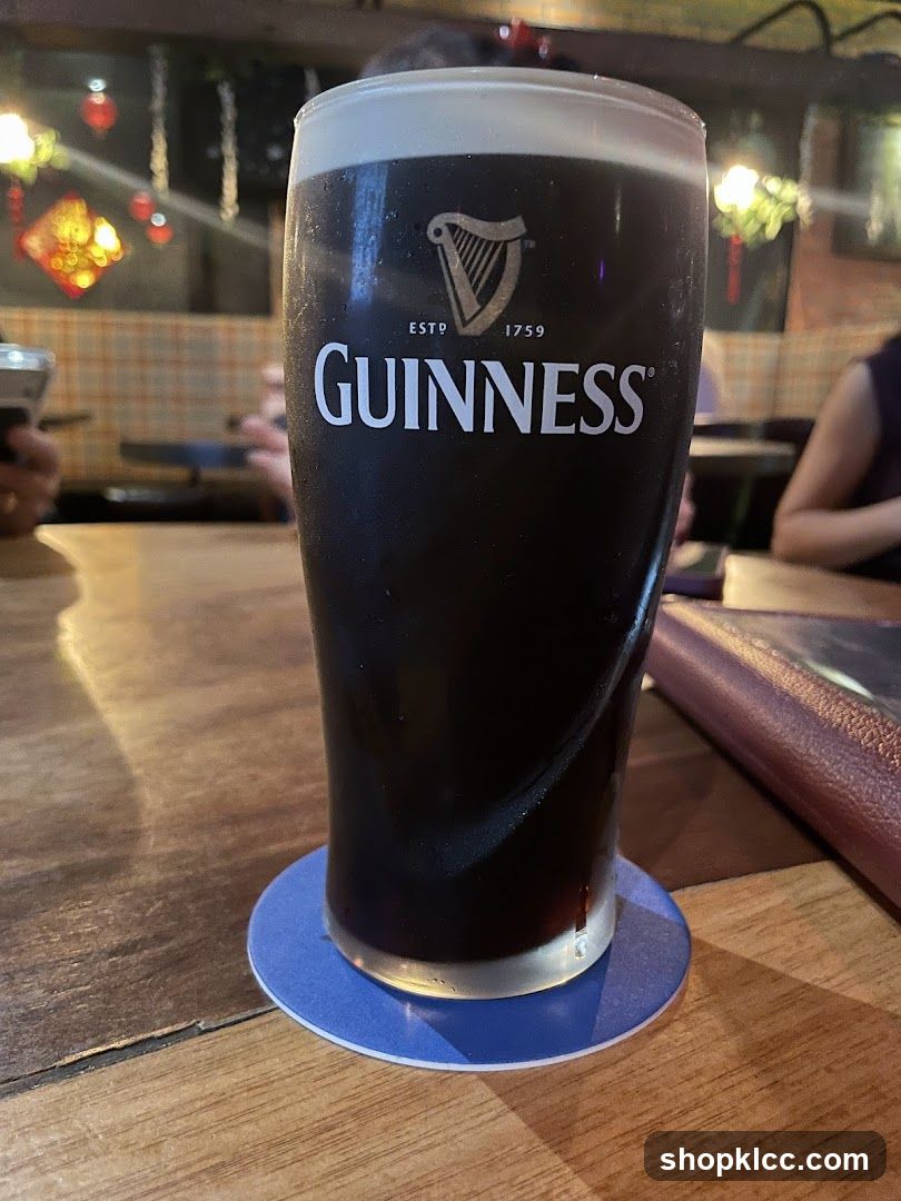 Guinness Pint in Pub