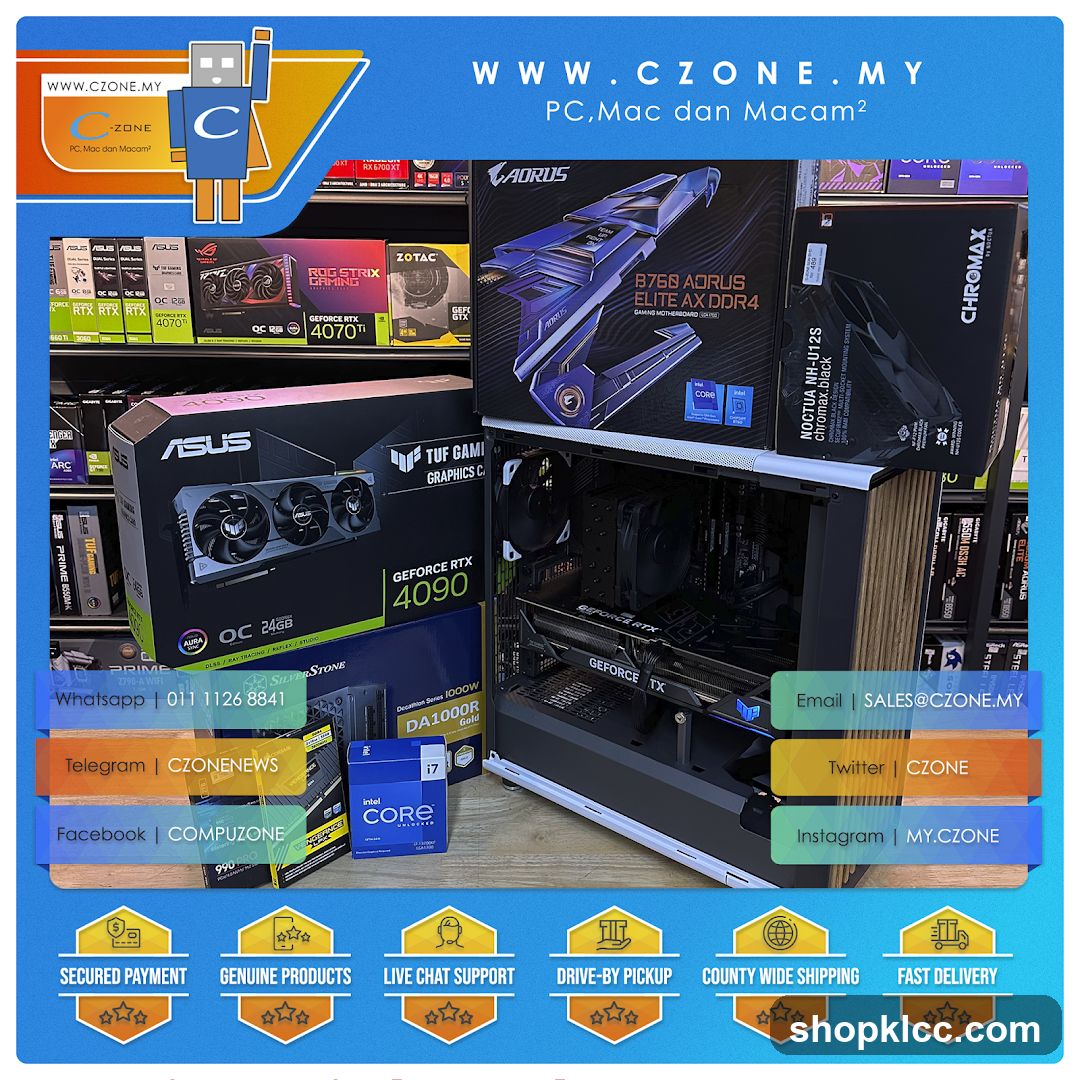 Computer Hardware Store Display