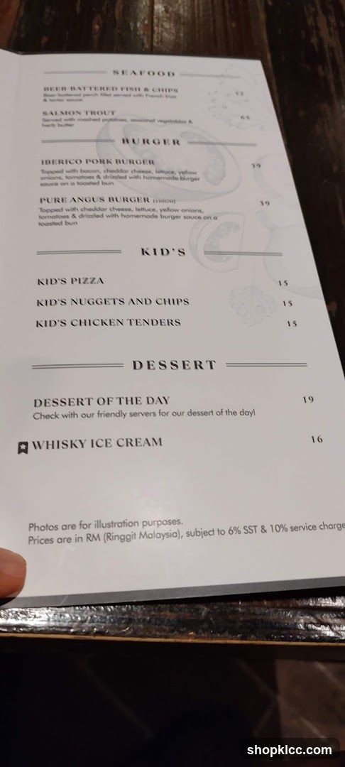 Restaurant Menu Page