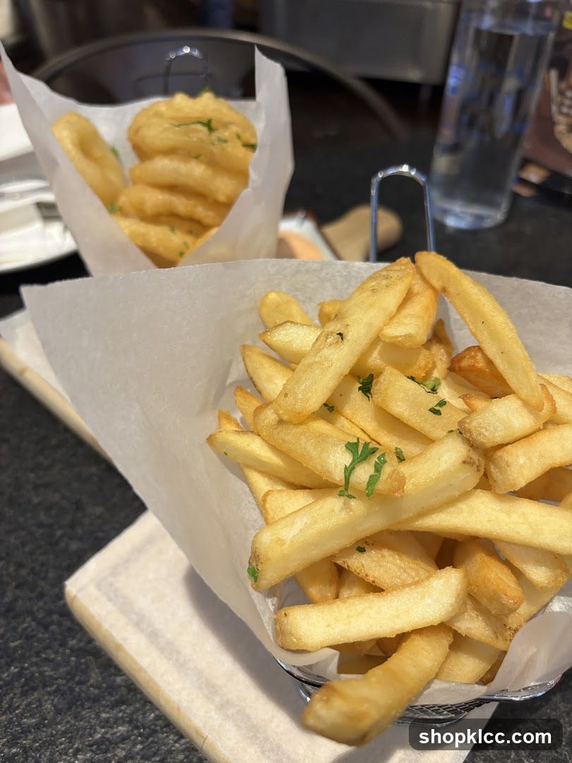 French Fries and Onion Rings