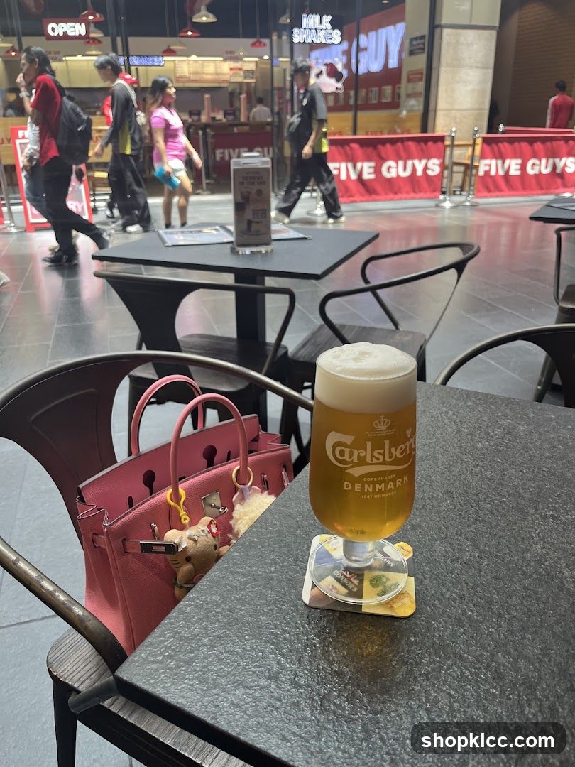 Carlsberg Beer at Five Guys