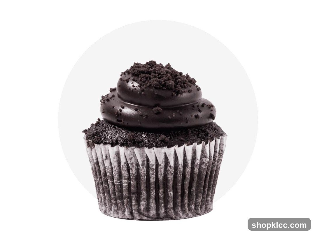 Chocolate Cupcake with Crumbs