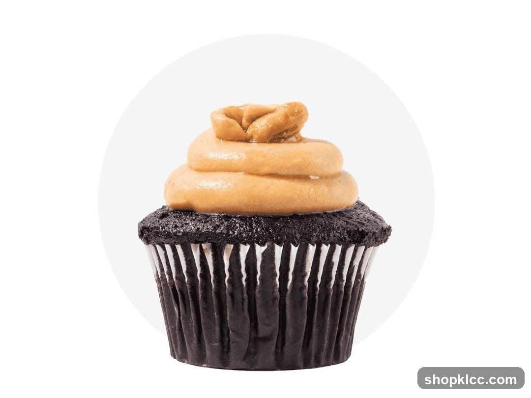 Cupcake with Peanut Butter Frosting