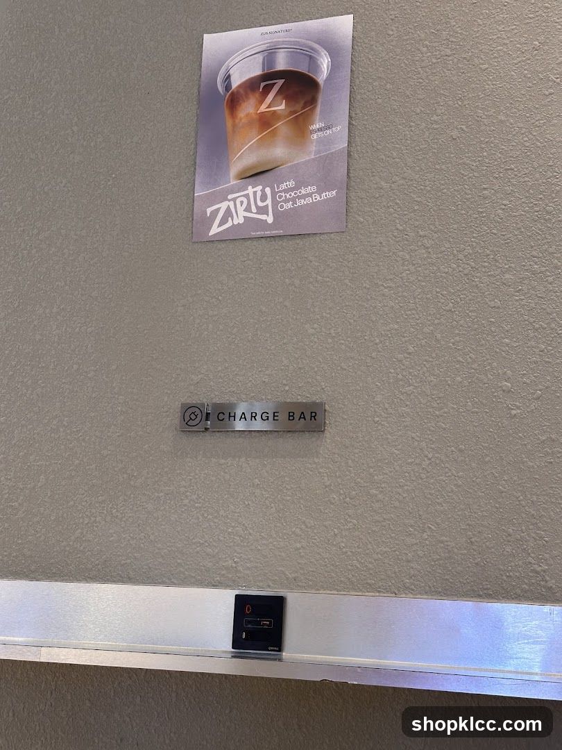 Wall Poster and Charge Bar Sign