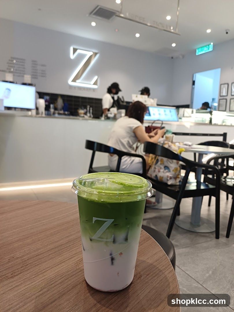 Matcha Latte at Cafe Z