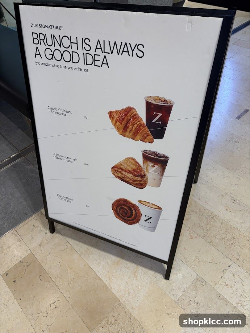 ZUS Signature Brunch Ad