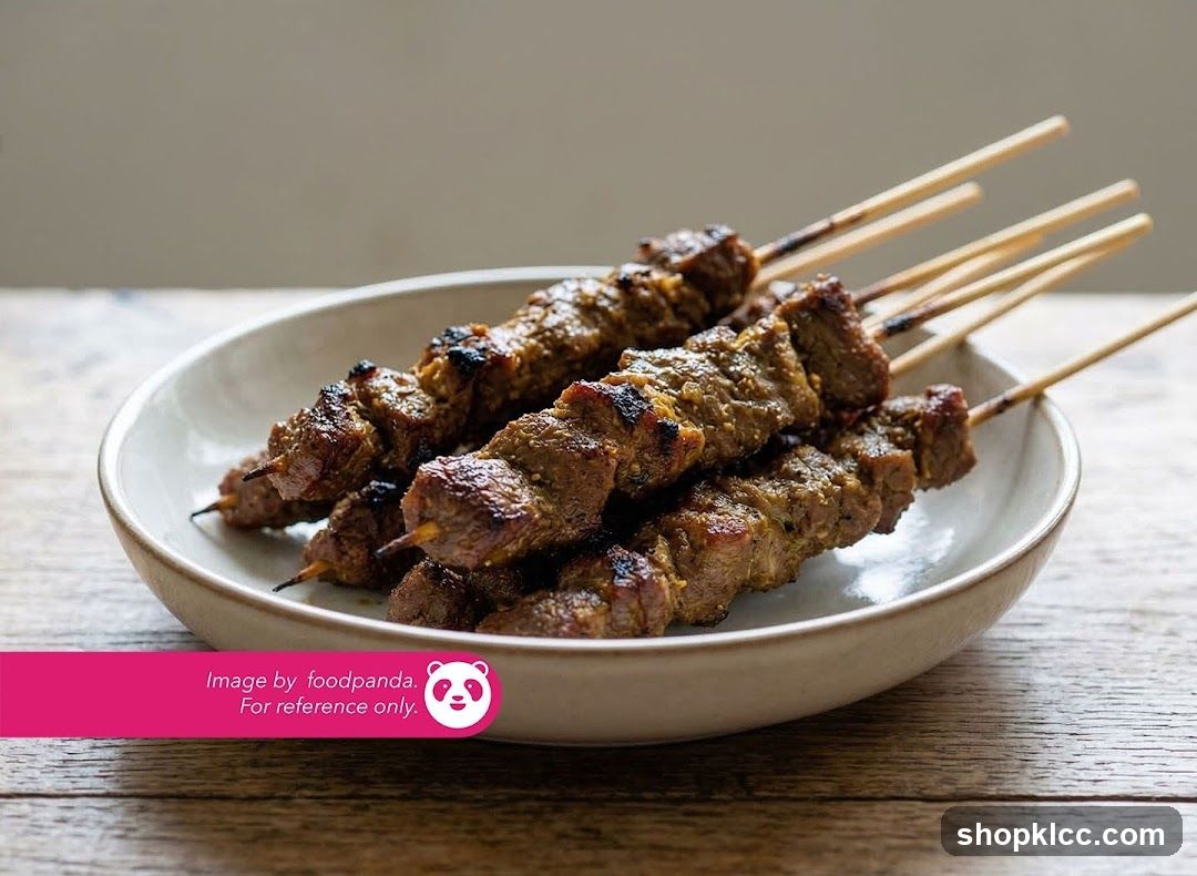 Beef Satay Skewers