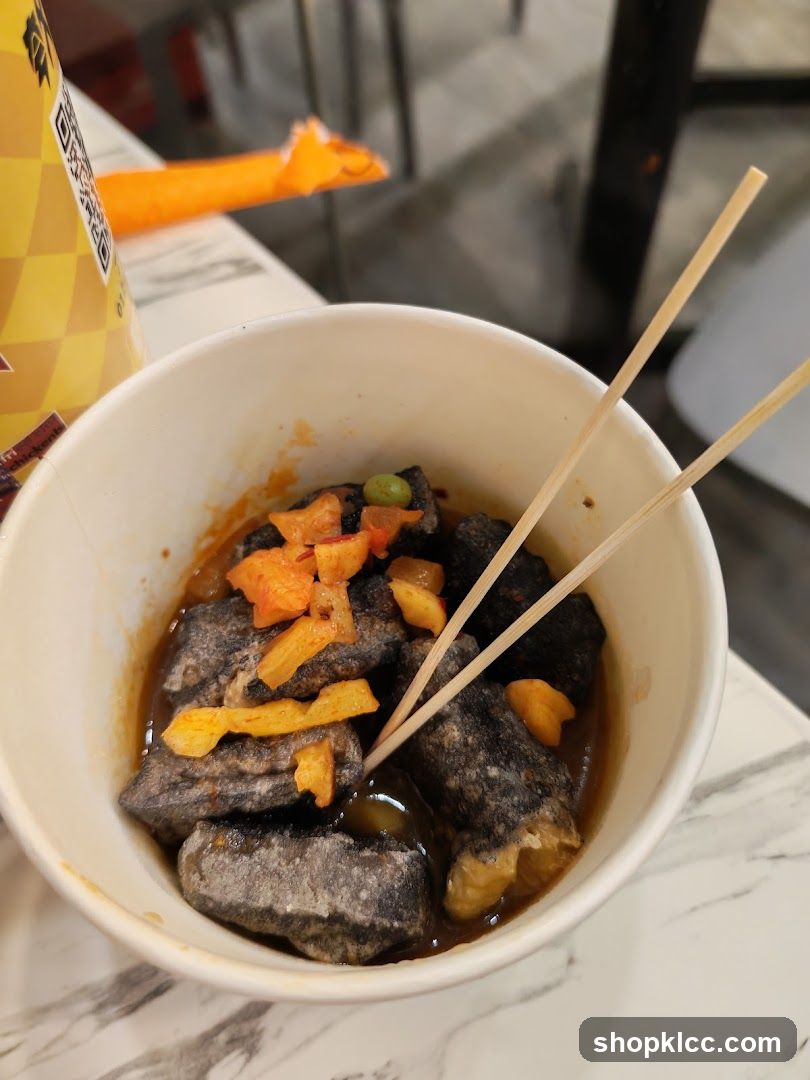 Stinky Tofu with Toppings