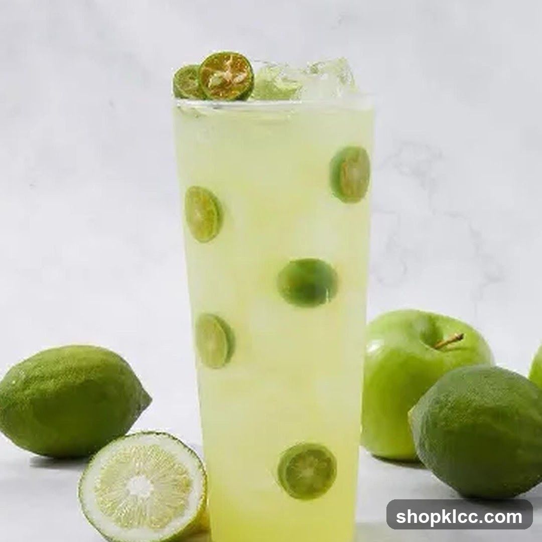 Lime and Apple Drink
