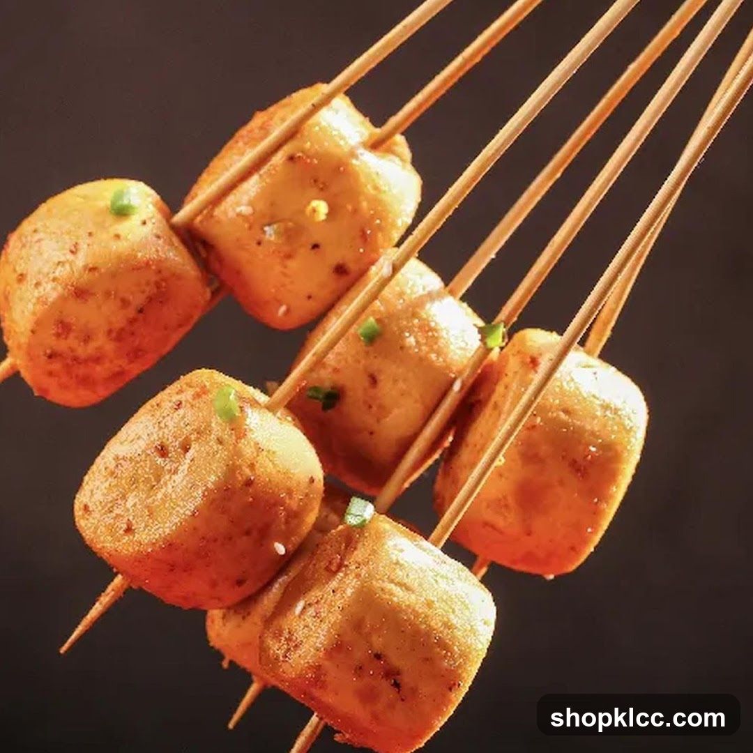 Fried Tofu Skewers